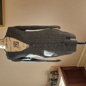 Sweater skirt and cardigan set